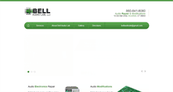 Desktop Screenshot of bellaudiolab.com